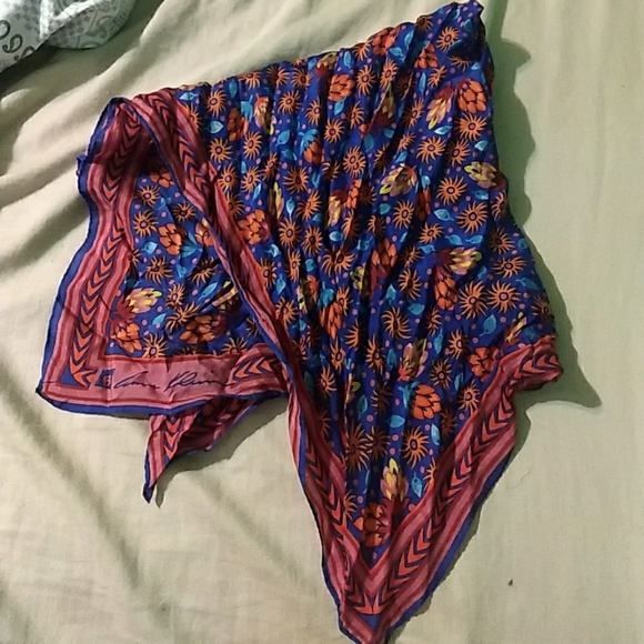 Small Anne Klein Floral Scarf - Picture 1 of 1